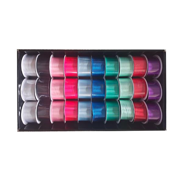 Assorted Satin Ribbon - 3.8cm x 3cm