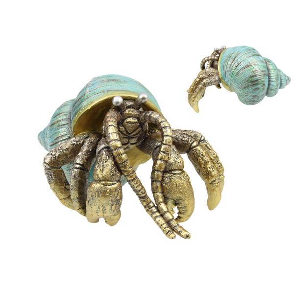 Gold Hermit Crab Decor - 23cm