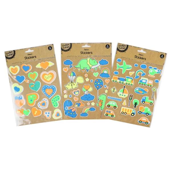 Eva Neon Stickers | The Base Warehouse