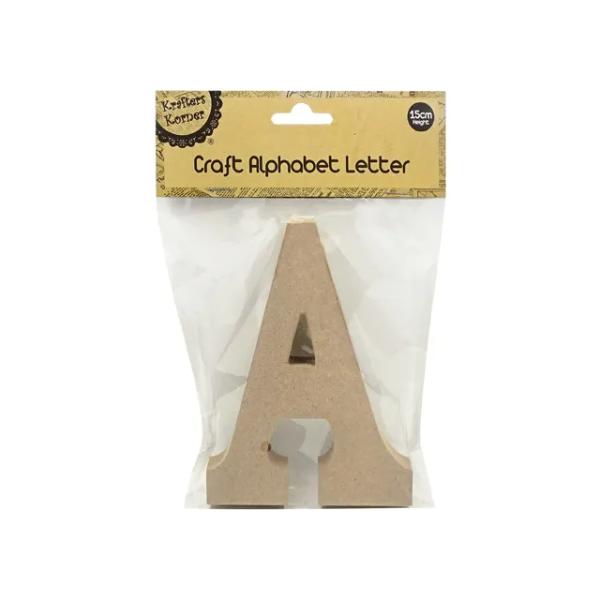 Craft Alphabet Letter A - 15cm