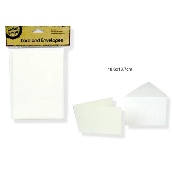 8 Pack Small White Create Your Own Cards