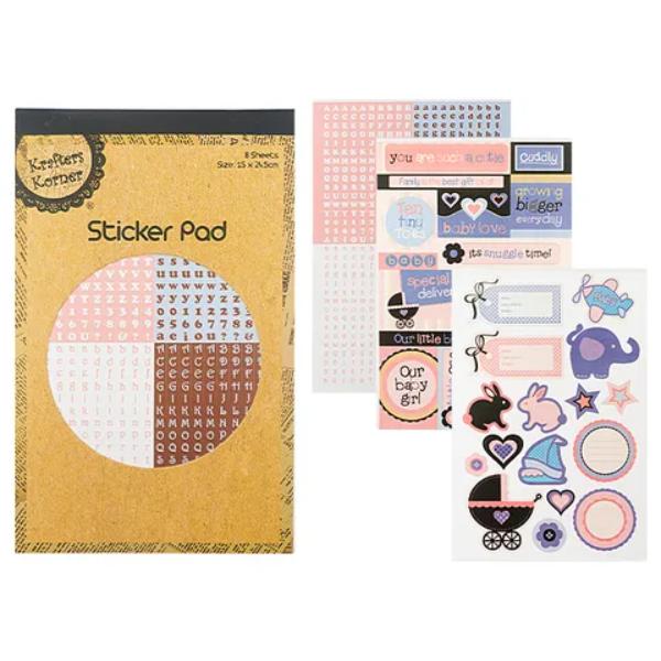 8 Sheets Sticker Pad