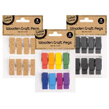 Load image into Gallery viewer, 8 Pack Wooden Craft Pegs - 3.6cm x 1.1cm
