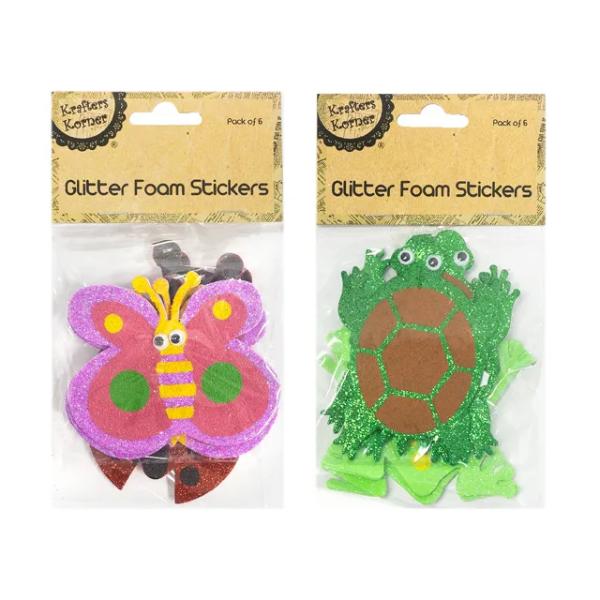 Glitter Foam Stickers