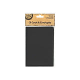 Load image into Gallery viewer, 6 Pack Black Cards &amp; Envelopes - 16.3cm
