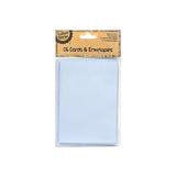 Load image into Gallery viewer, 6 Pack Blue Cards &amp; Envelopes - 16.3cm
