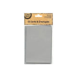 Load image into Gallery viewer, 6 Pack Storm Grey Cards &amp; Envelopes - 16.3cm
