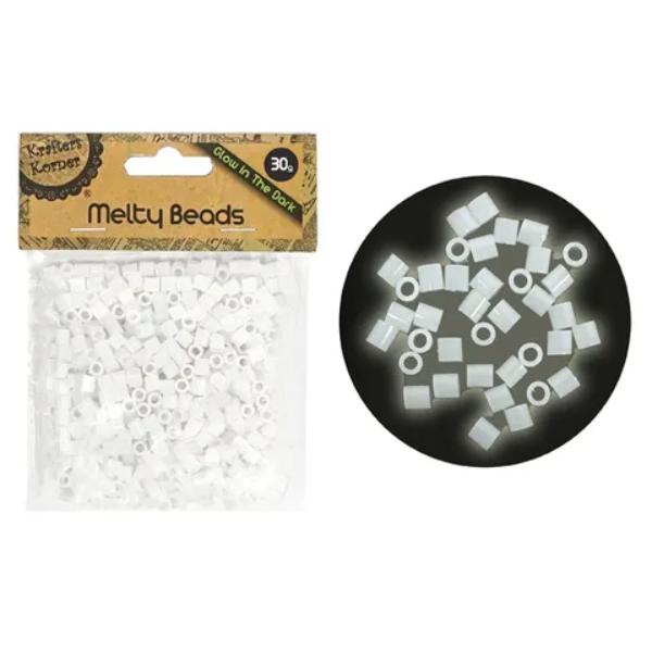 Glow In The Dark Melty Beads - 30g
