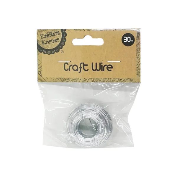 Silver Craft Wire - 30m