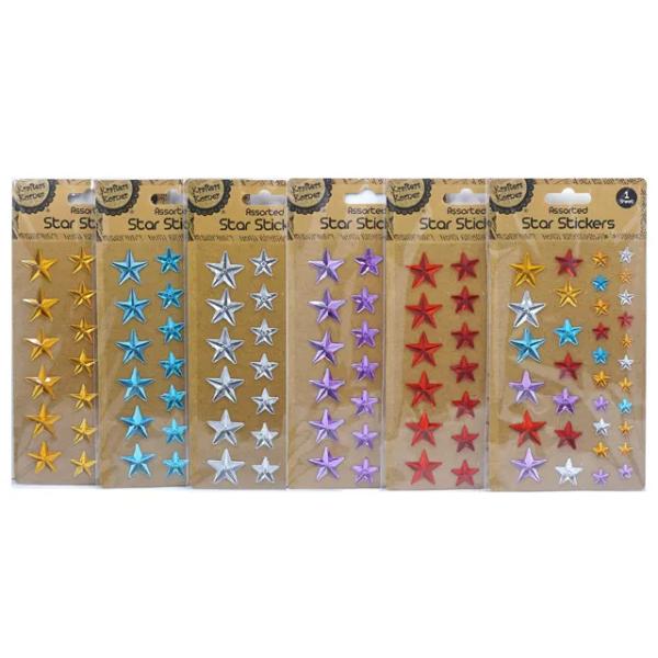 Assorted Size Star Stickers