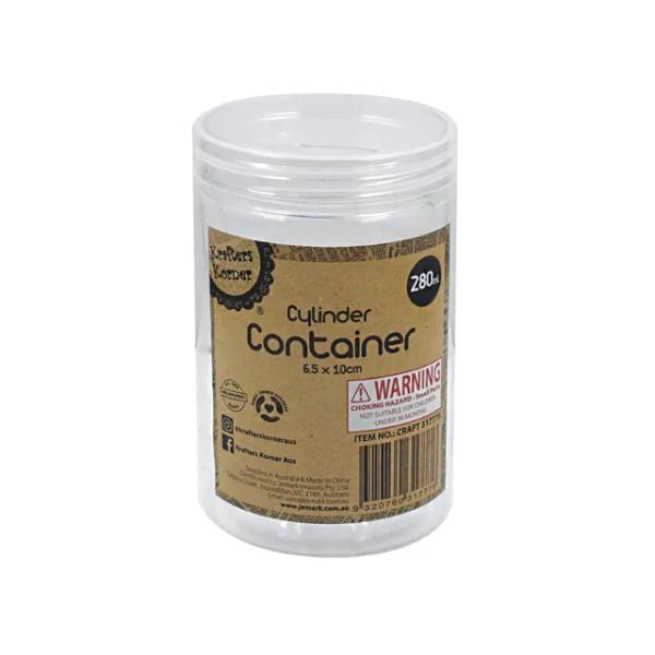 Small Cylinder Container - 280ml