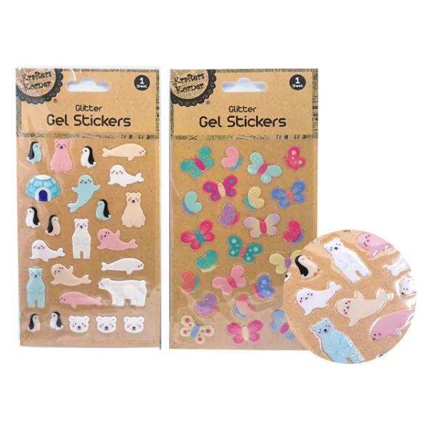 Glitter Gel Stickers