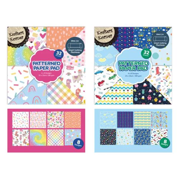 Design Paper Pad - 15cm x 15cm | The Base Warehouse