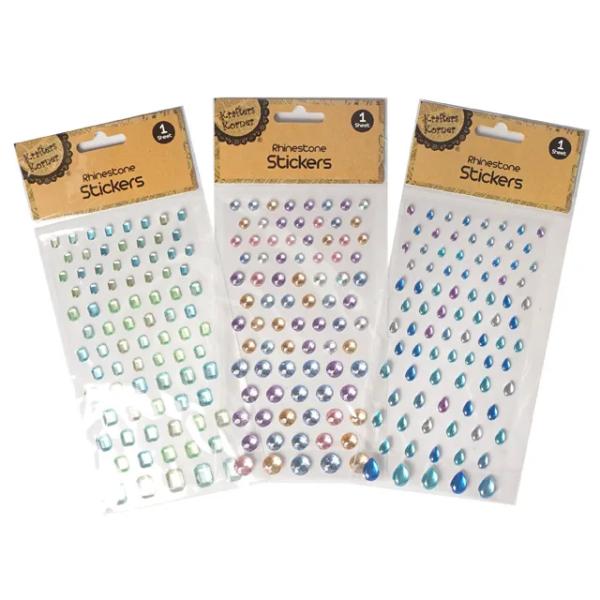 Rhinestone Sticker - 9cm x17.5cm | The Base Warehouse