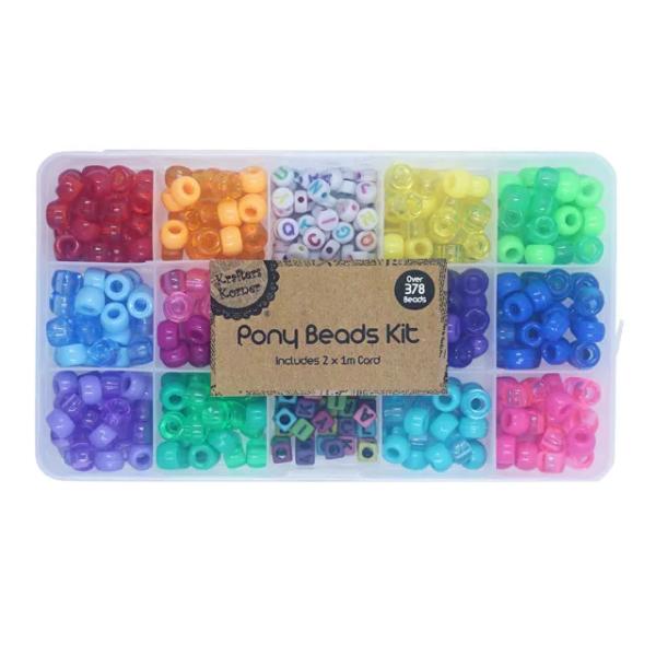 378 Pack Pony Bead Kit Over