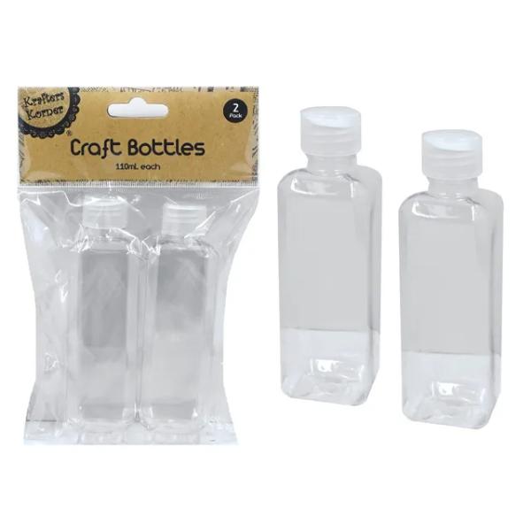 2 Pack Craft Bottles - 110ml