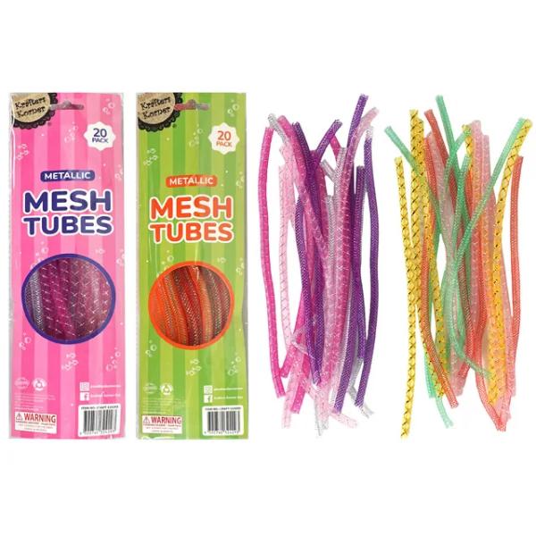 20 Pack Craft Mesh Tubes