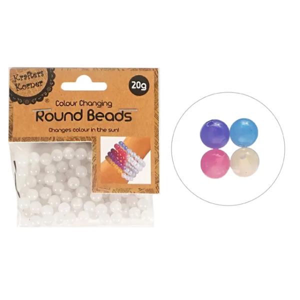 Round Magic Colour Change Beads