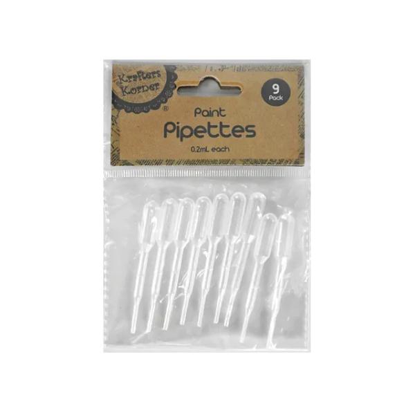 9 Pack Mini Paint Pipettes Dropper