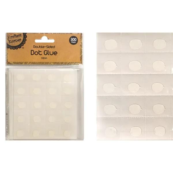 300 Pack Double Sided Stick Dot Glue