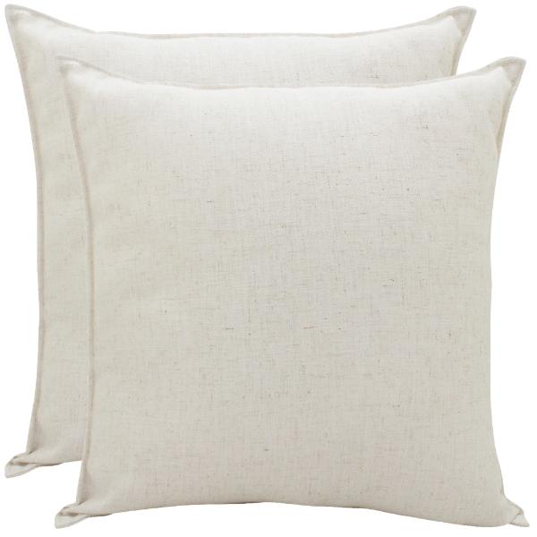 White Linen Cushion - 45x45cm