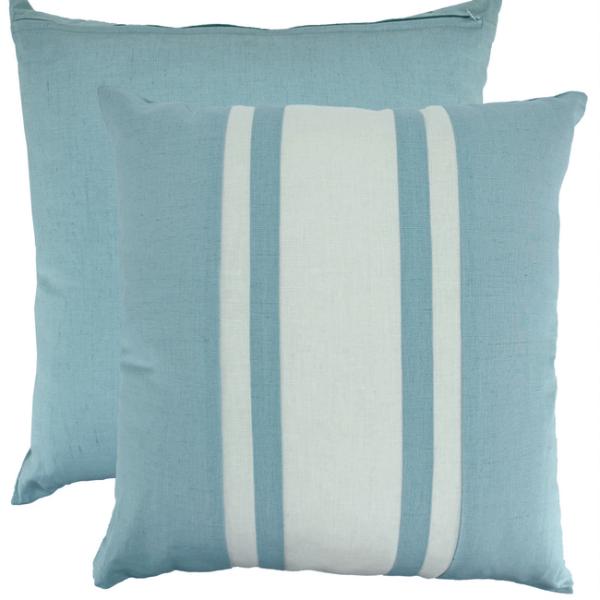 Blue Gambit Linen Cushion - 50cm x 50cm