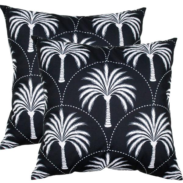 Black Nusa Outdoor Cushion - 50x50cm