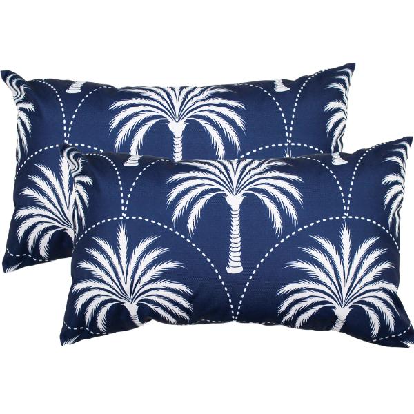 Navy Nusa Outdoor Cushion - 30x50cm