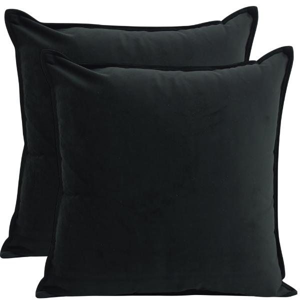 Noir Velvet Cushion - 45x45cm