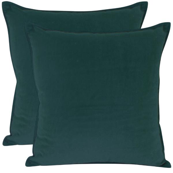 Emerald Green Velvet Cushion - 45x45cm