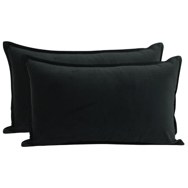 Noir Velvet Cushion - 30x50cm
