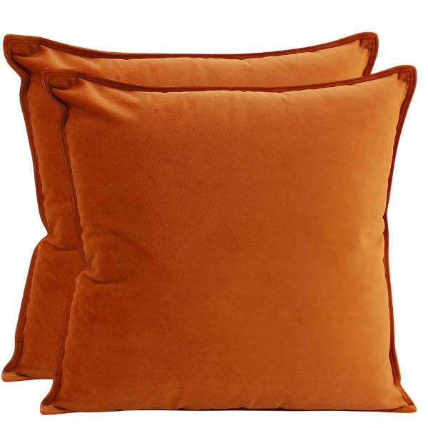 Saffron Velvet Cushion - 55x55cm