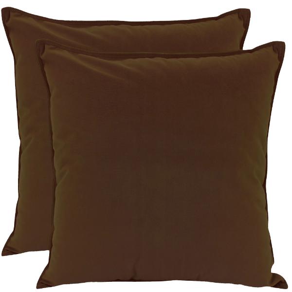 Mocha Velvet Cushion 55x55cm