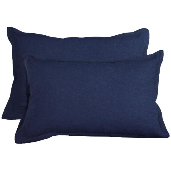 Navy Natura Organic Cushion - 50x30cm