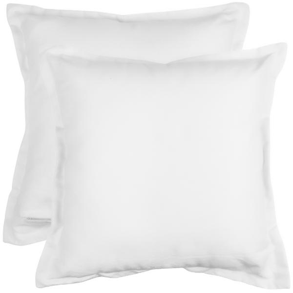 White Natura Organic Cushion - 55x55cm