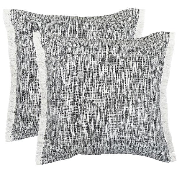 Black Cascade Cushion - 50x50cm