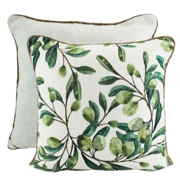 Olive And Well Lin Cushion - 50cm x 50cm