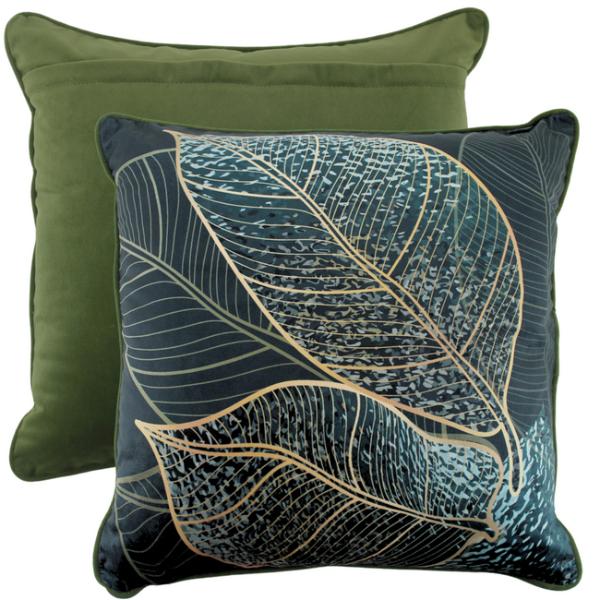 Take It Or Leaf It Velvet Cushion - 50cm x 50cm