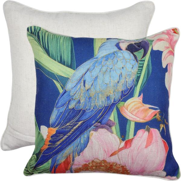 Polly Want Art Cushion - 50x50cm