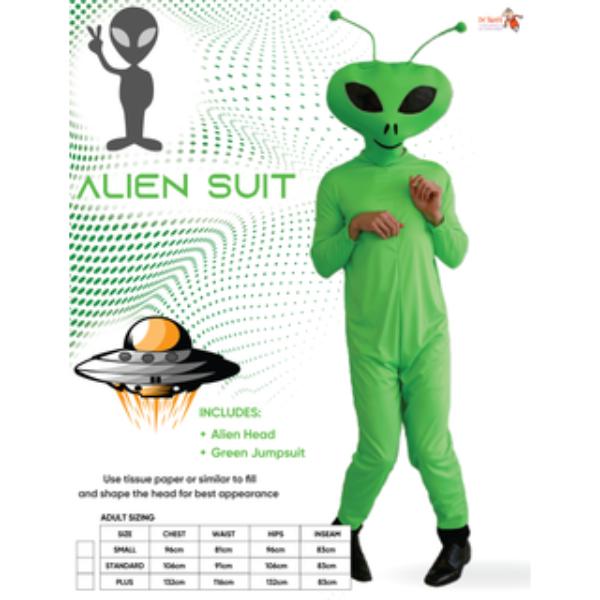 Adults Standard Alien Suit