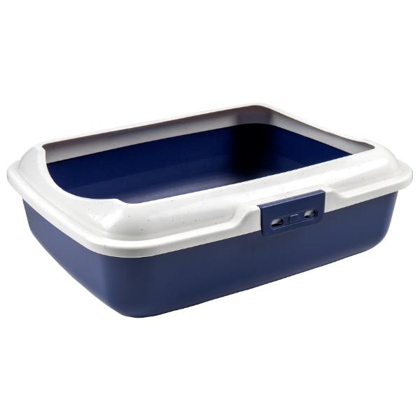 Cat Litter Tray With Rim - 49cm x 38cm x 12cm