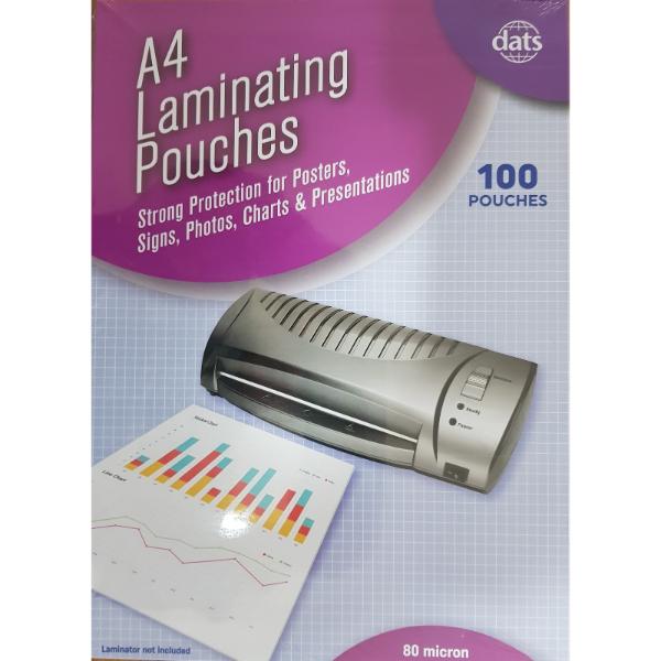 100 Pack Micron A4 Laminating Pouches