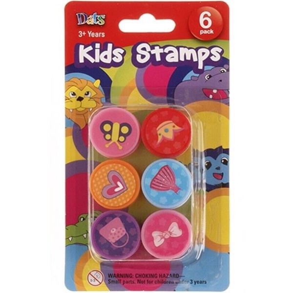 6 Pack Mini Kids Reward Stamps