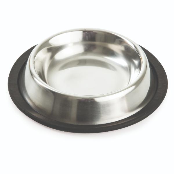 Stainless Steel Anti Skid Pet Bowl - 15cm