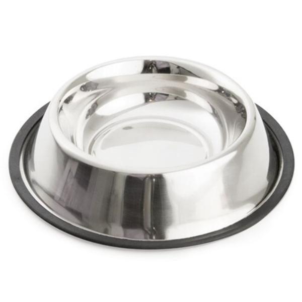 Stainless Steel Anti Skid Pet Bowl - 24cm