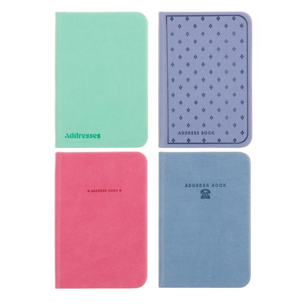 Assorted Pu Cover A7 Pocket Address Book