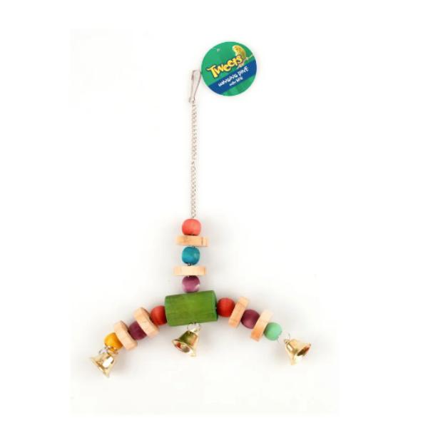 Hanging Pine Bells Bird Toy