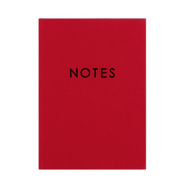 Red Fabric Cover A5 Notebook