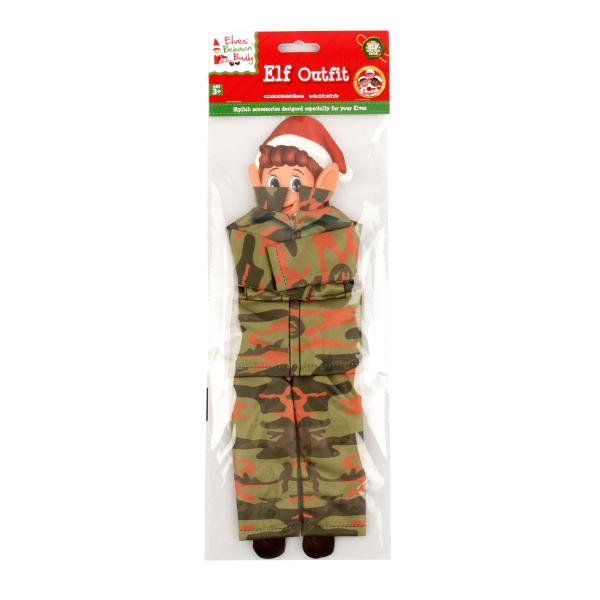 Chrismtas Elf Army Outfit