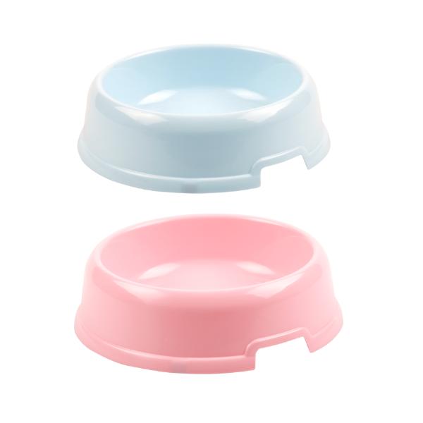 Round Plastic Pet Bowl - 21.5cm x 6.2cm